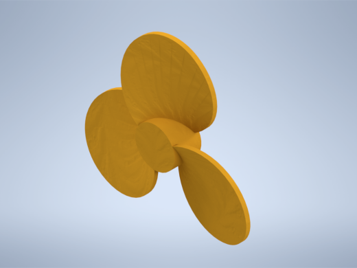 风扇螺旋桨 3D 模型缩略图