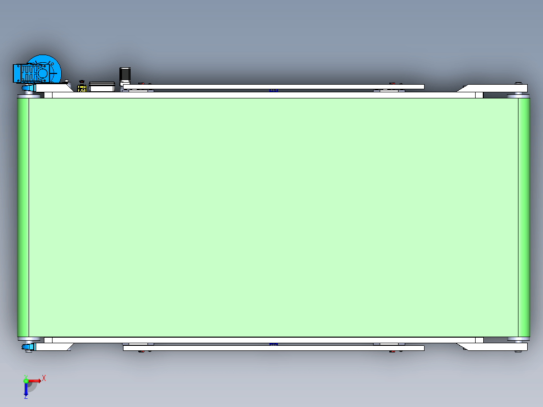 斜口输送线模型