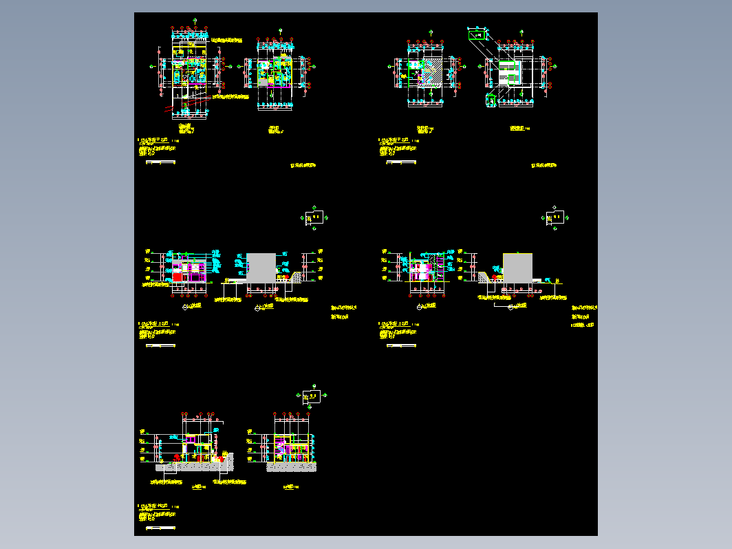 别墅排屋CAD-B型