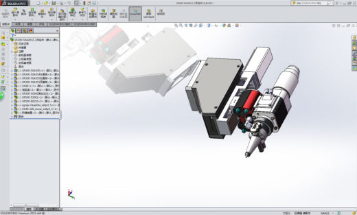 500w激光切割头型号SR300-50A001Z-2浮组件含铣刀缩略图