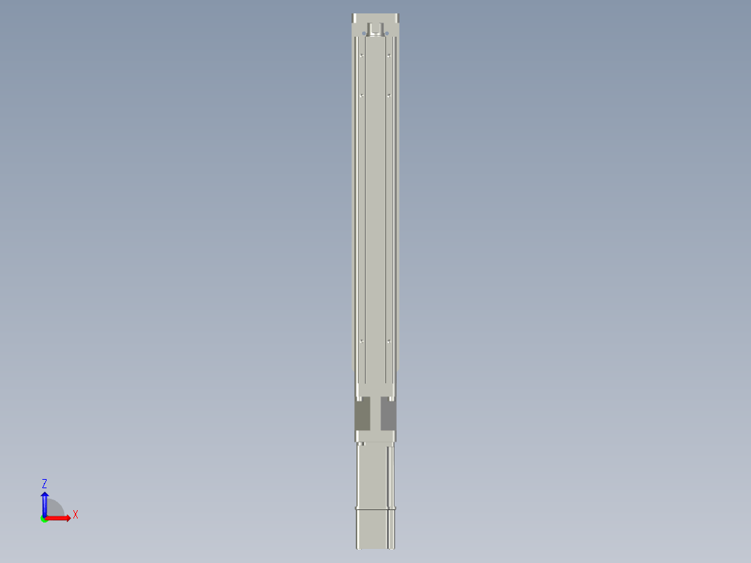 C25-250-1210-D-T100W-L紧凑型电动缸 导轨导向推杆 缸径25mm