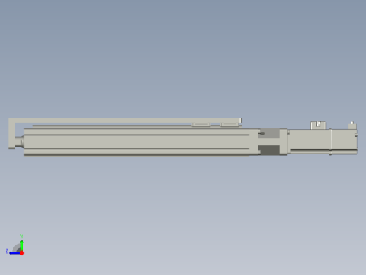 C25-250-1210-D-T100W-L紧凑型电动缸 导轨导向推杆 缸径25mm缩略图