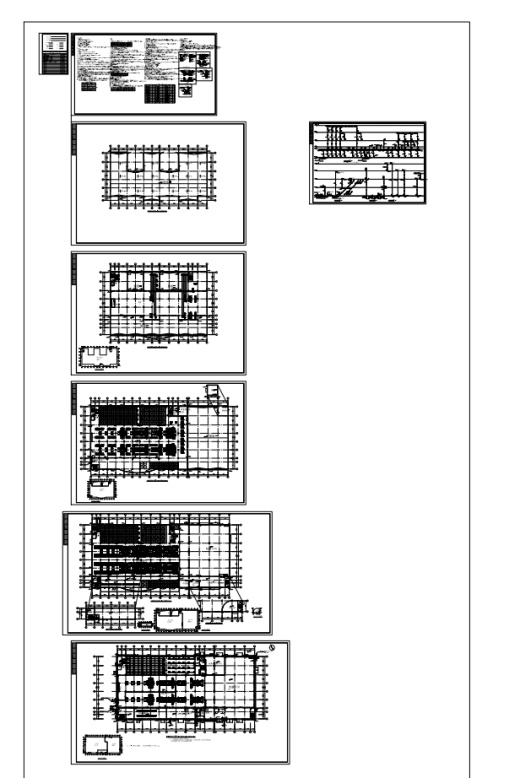 新建大米加工车间水施暖通电气图CAD缩略图