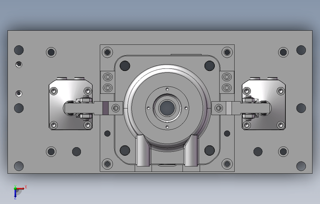 液压VMC旋转夹具