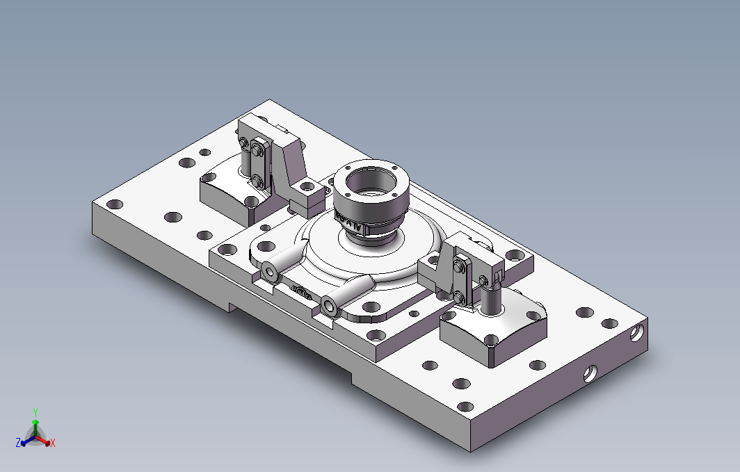 液压VMC旋转夹具