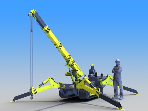 MiniCrane URW(HR)376履带式起重机缩略图