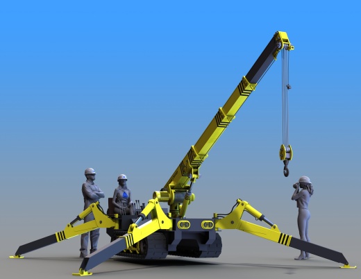 MiniCrane URW(HR)376履带式起重机缩略图