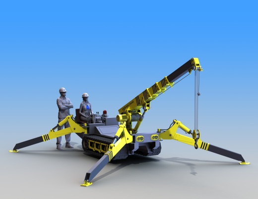 MiniCrane URW(HR)376履带式起重机缩略图