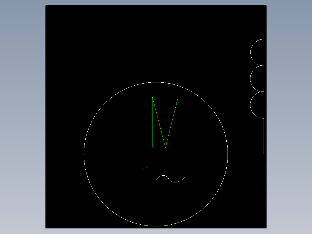 电气符号  单相交流串励电动机