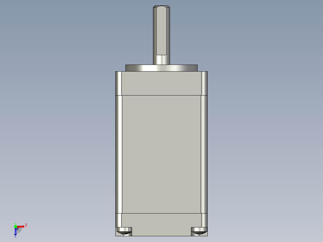 YK28HB50-01A  28mm两相步进电机（3D）