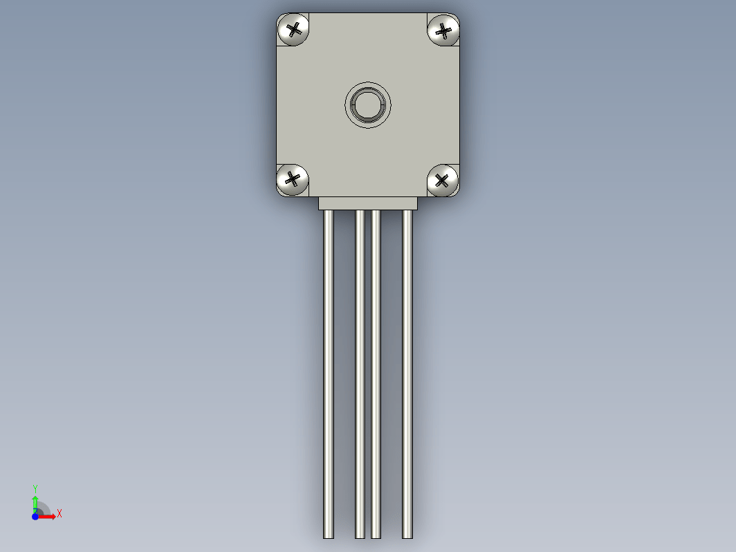 YK28HB50-01A  28mm两相步进电机（3D）