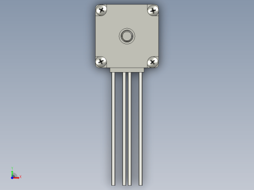 YK28HB50-01A  28mm两相步进电机（3D）缩略图