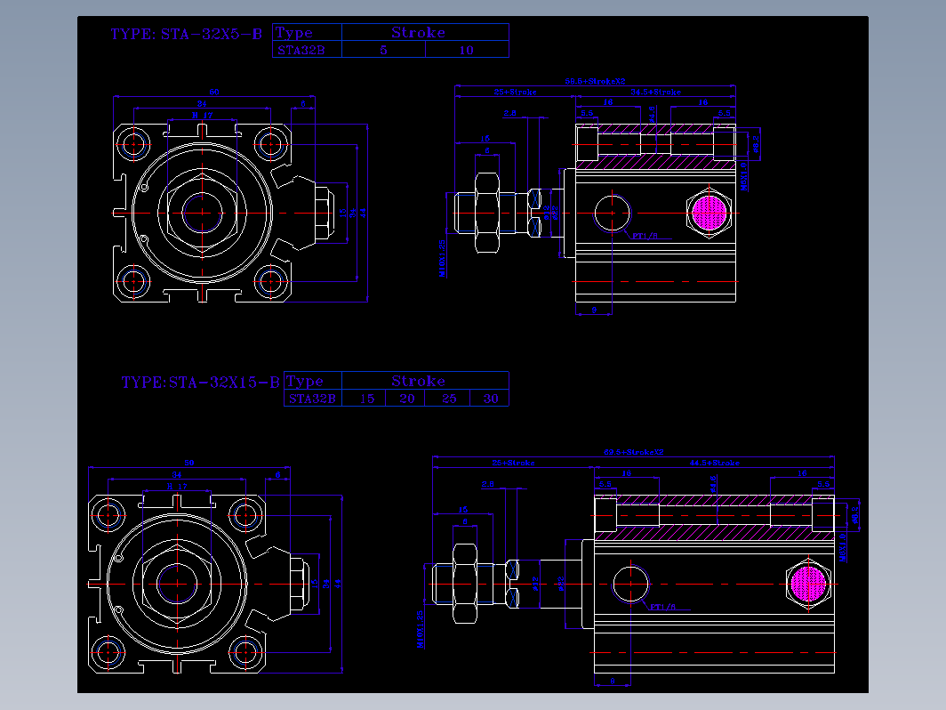 SDA气缸 83-STA-32-BZW