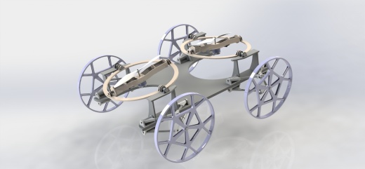 可攀爬四轴飞行器 Vertigo Wal Climbing Robot