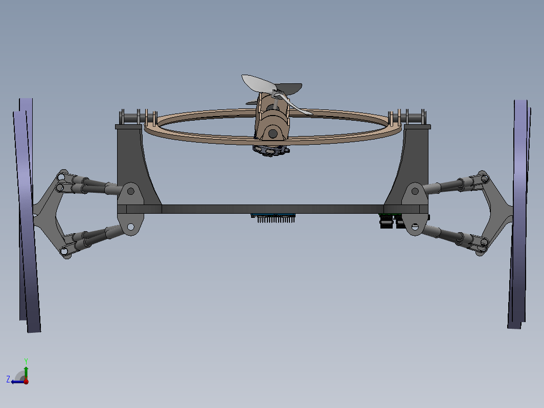 可攀爬四轴飞行器 Vertigo Wal Climbing Robot