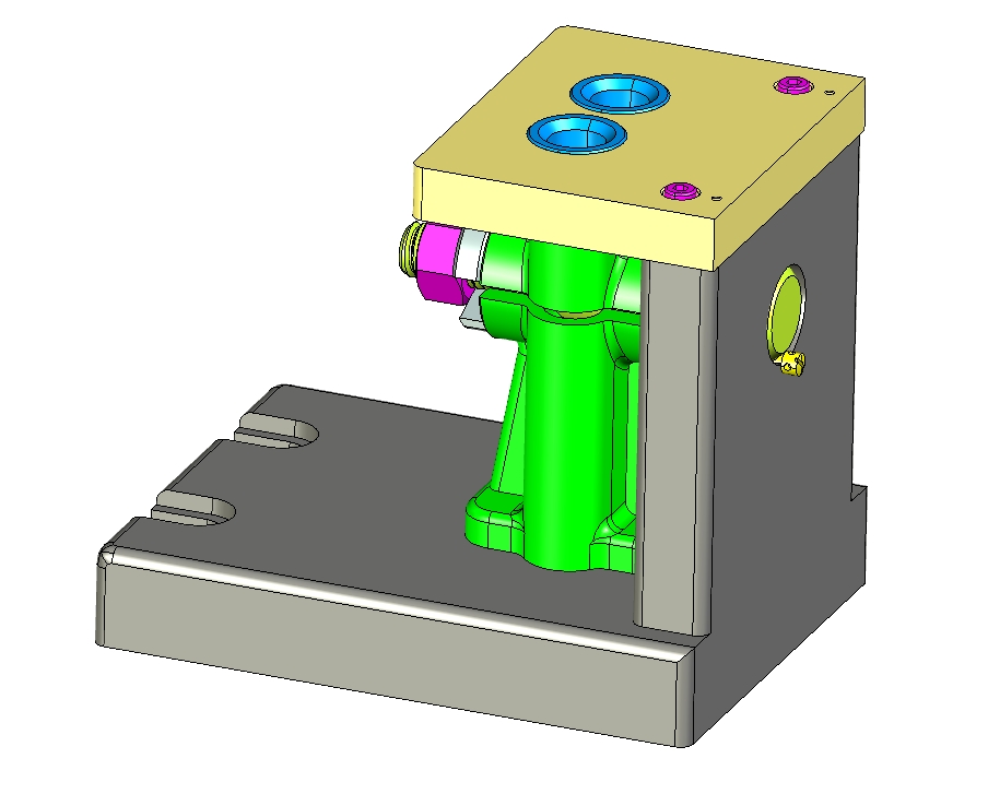 气门遥感支座钻Φ13夹具设计三维UG10.0带参+CAD+说明书