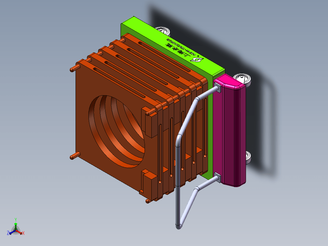 小推车设计模型图900x1100mm