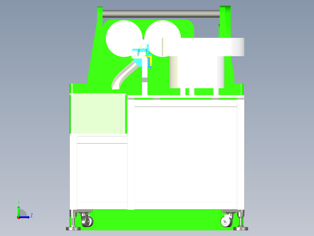 自动上料机3D模型（给滚牙机上料）