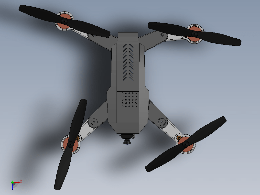 四旋翼无人机 Quadcopter drone