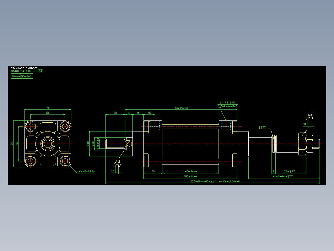 气缸 DUL63