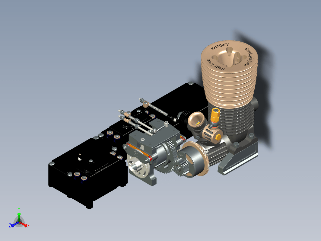 差速器 central-differential_2 STP