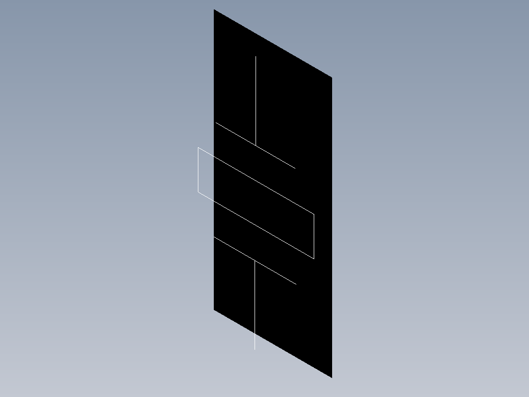 电气符号  具有两个电极的压电晶体 (gb4728_5_4.1)