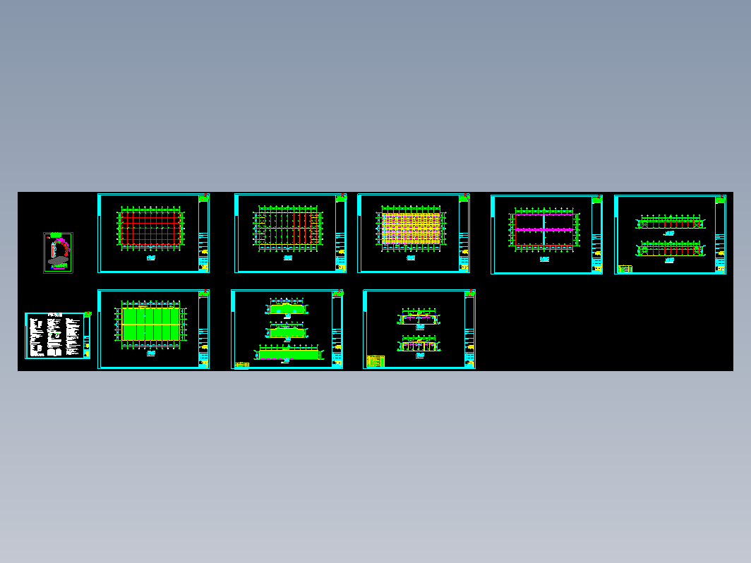 浙江65x36米工程CAD