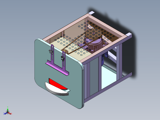 木工台锯 木板切割机3D数模图纸 Solidworks设计 附STEP IGS缩略图