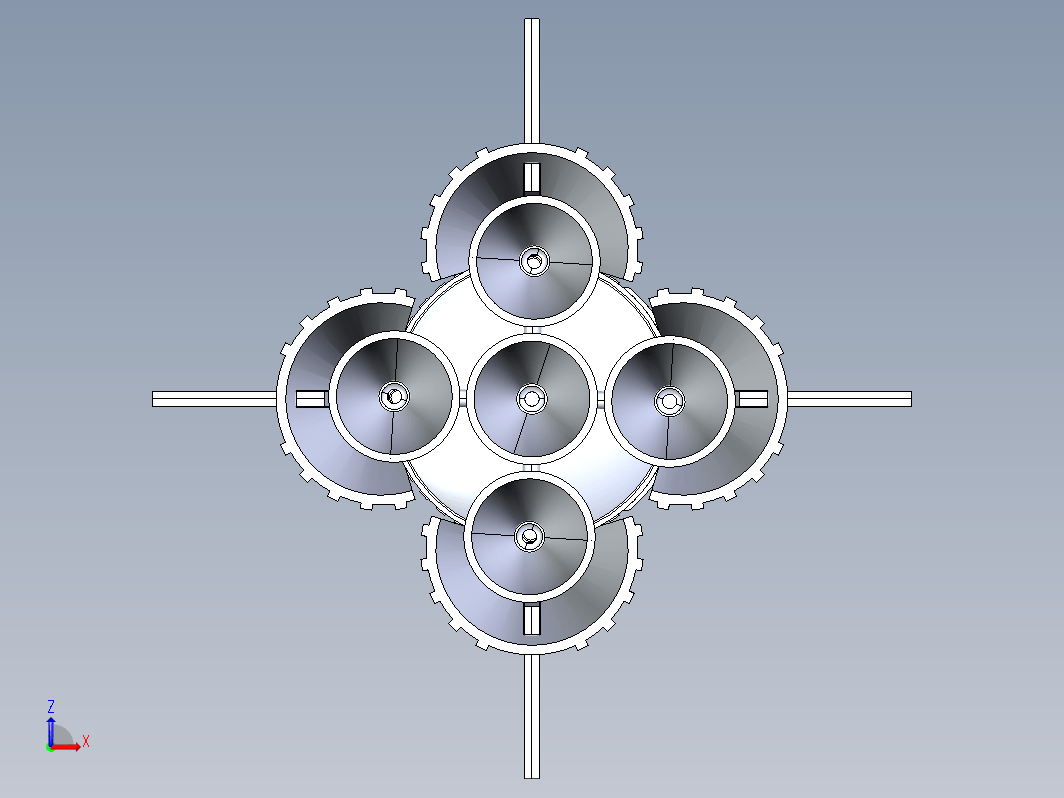 土星五号运载火箭简易模型