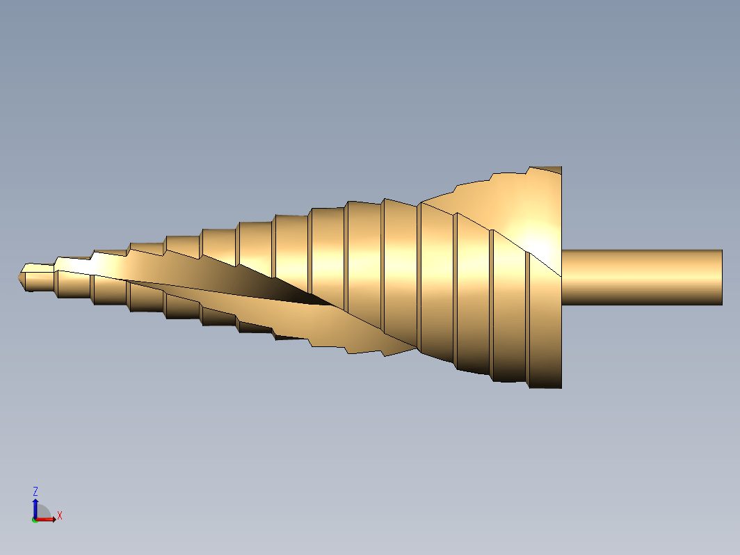 step-drill步进钻头模型