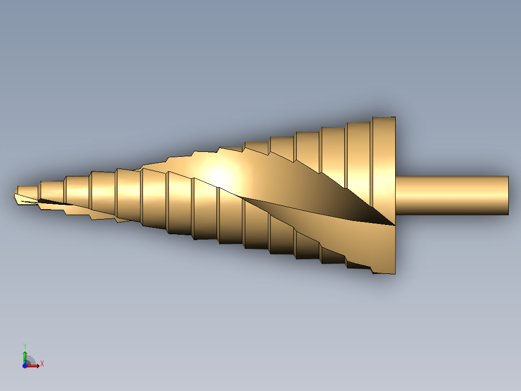 step-drill步进钻头模型