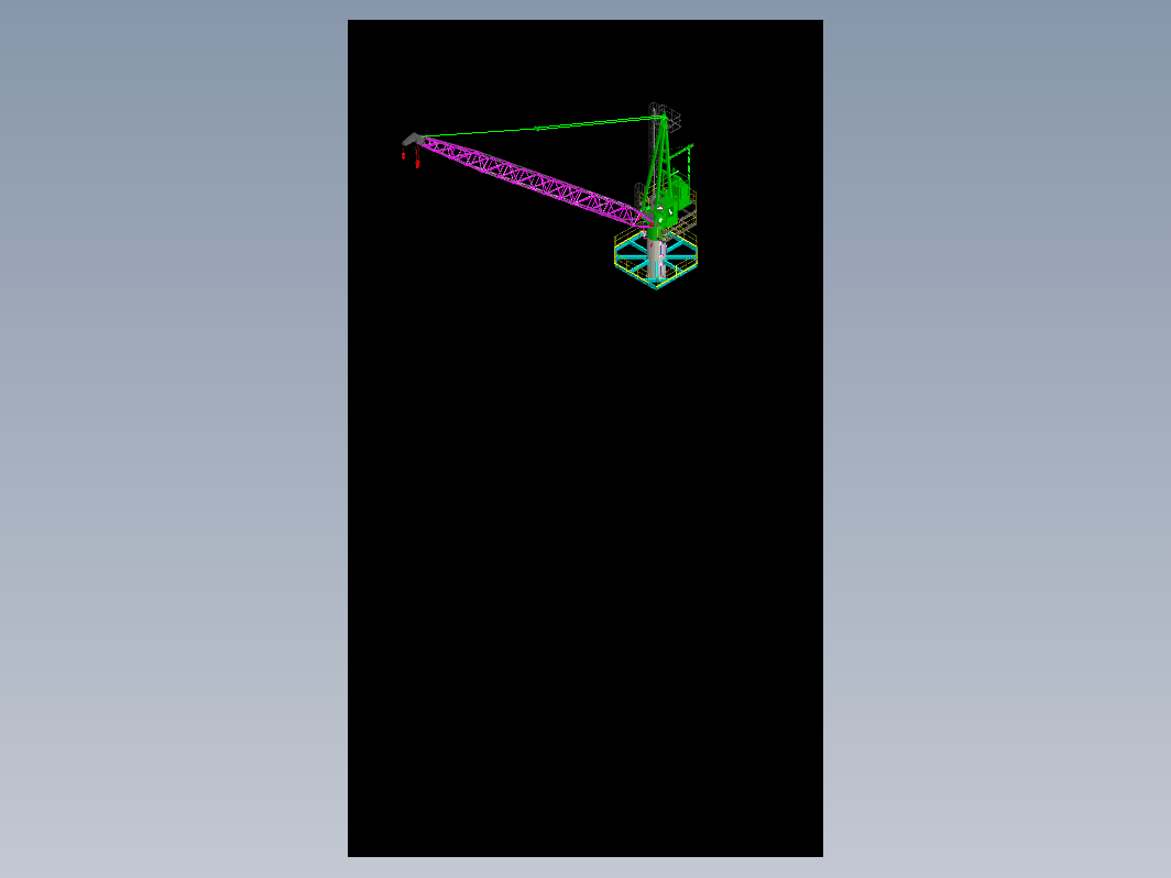 AUTOCADG20建筑大吊车设计