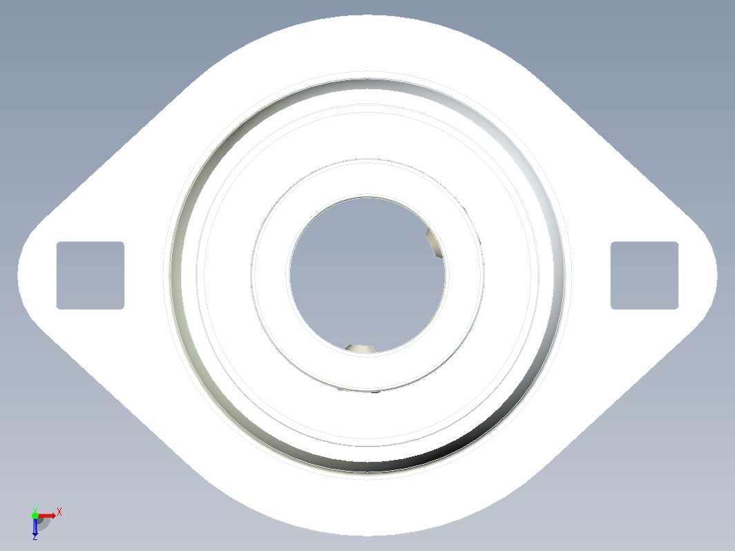 自调整法兰滚珠轴承20mm