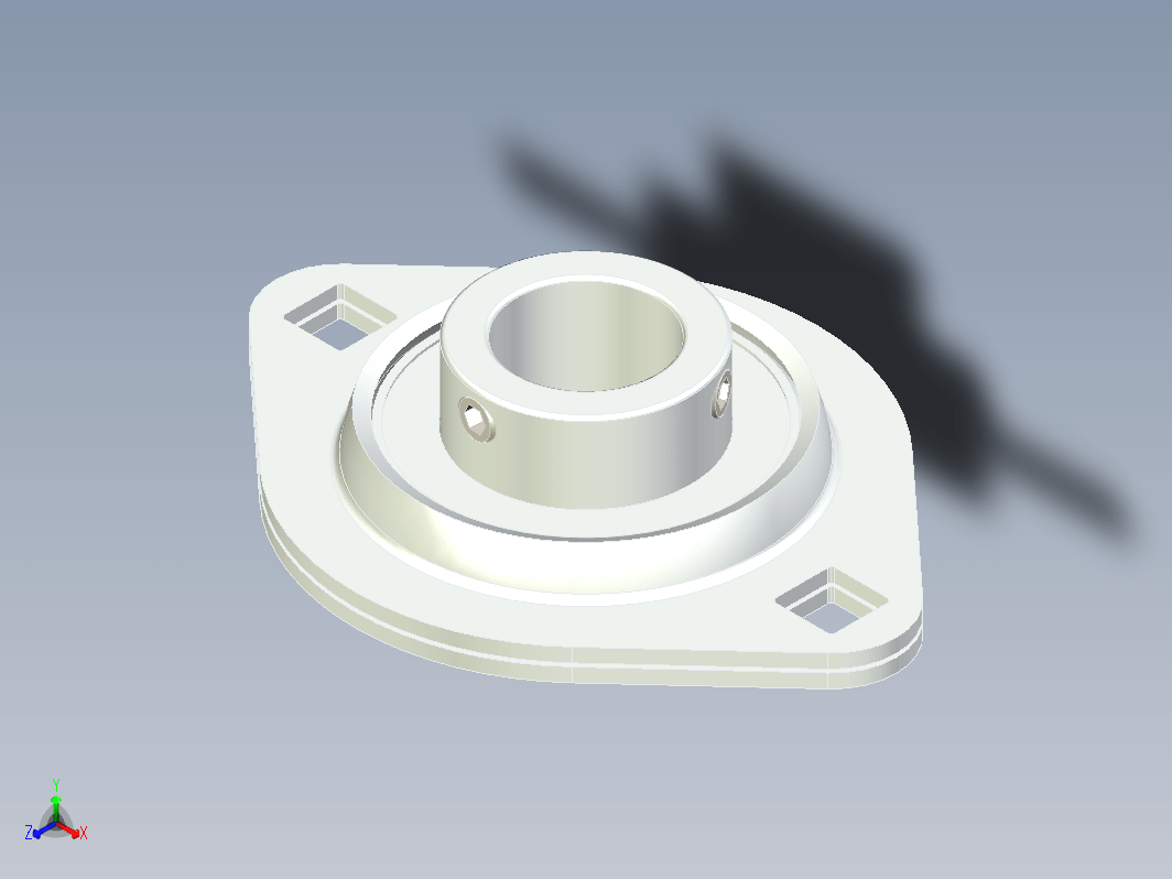 自调整法兰滚珠轴承20mm