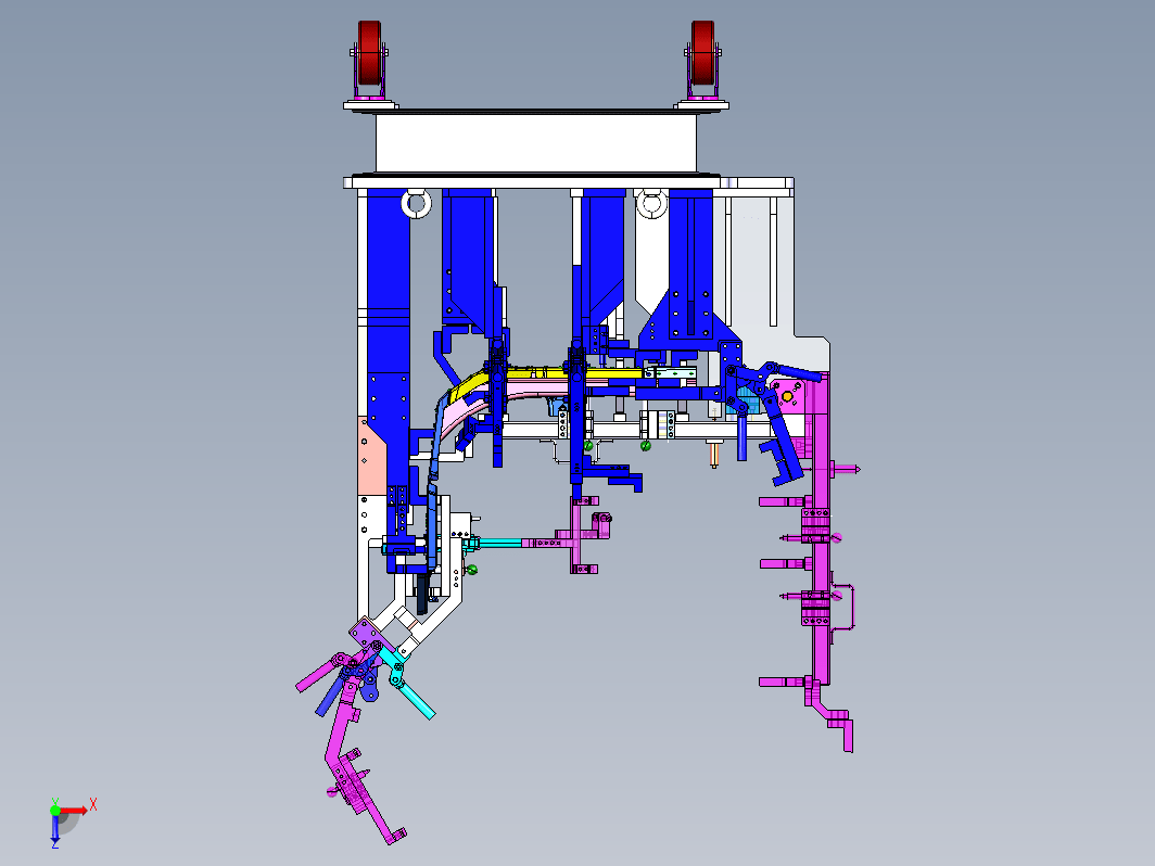 前围板和前围板夹具总成