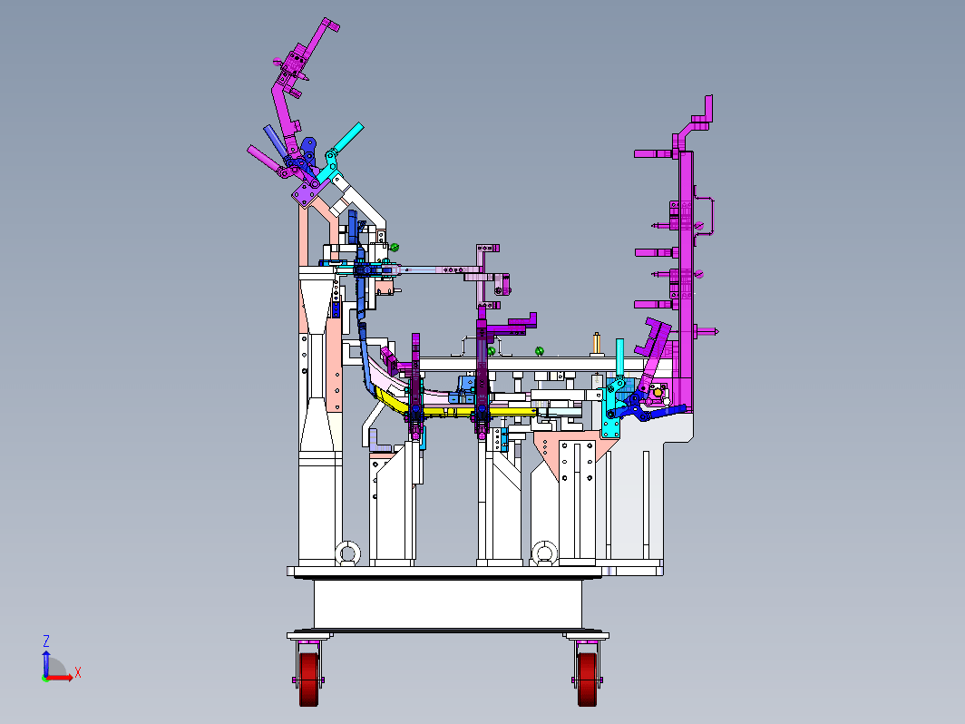 前围板和前围板夹具总成