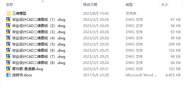 基于东风轻型载货汽车福瑞卡驱动桥设计三维SW2016带参+CAD+说明