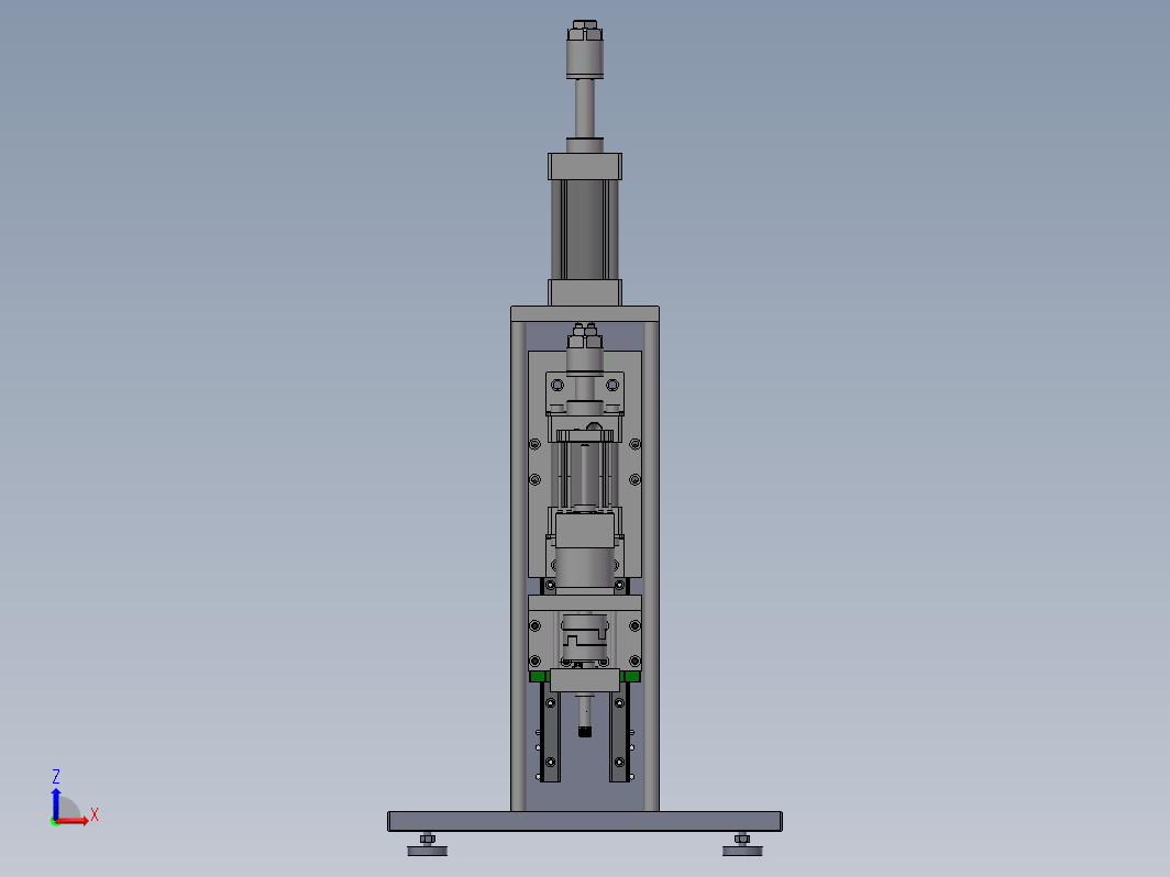 薄片圆筒制作的半自动压制模具设备