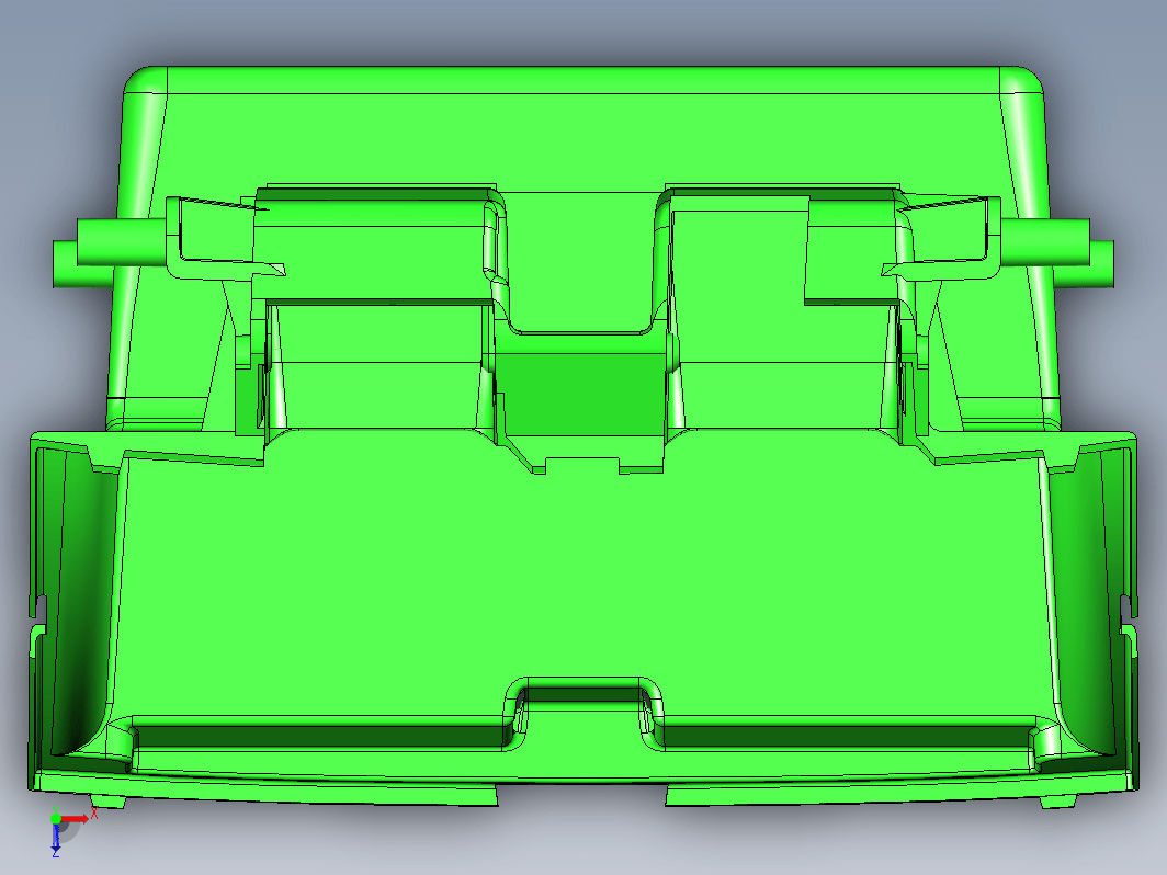 室外防水旋转插座底壳注塑模具设计