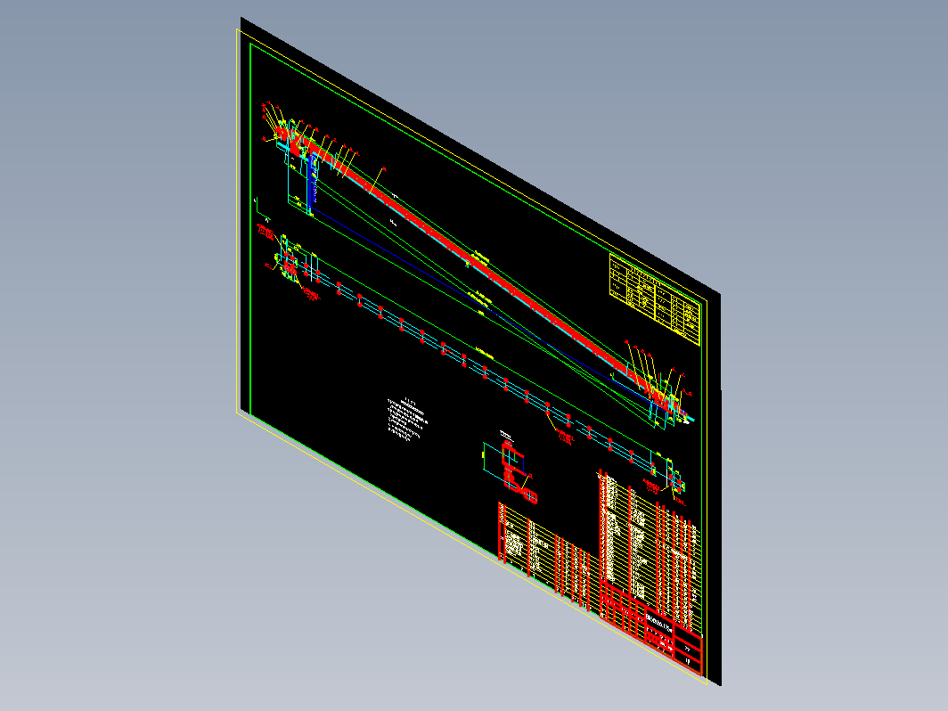 DT75型B650带式输送机装配图