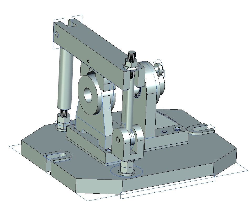 轴承座加工工艺规程及夹具三维UG6.0带参+CAD+说明书