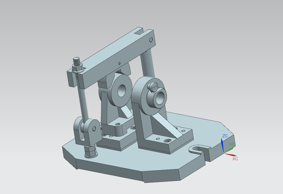 轴承座加工工艺规程及夹具三维UG6.0带参+CAD+说明书