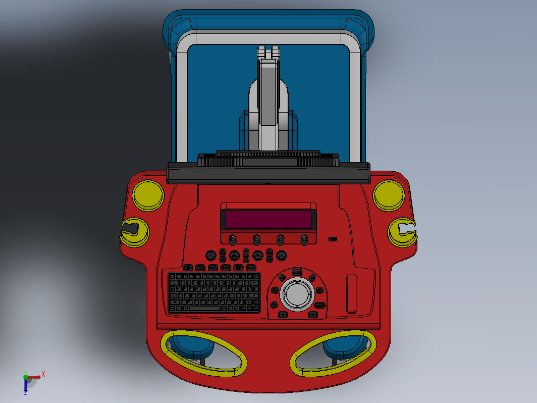 超声波诊疗仪器模型