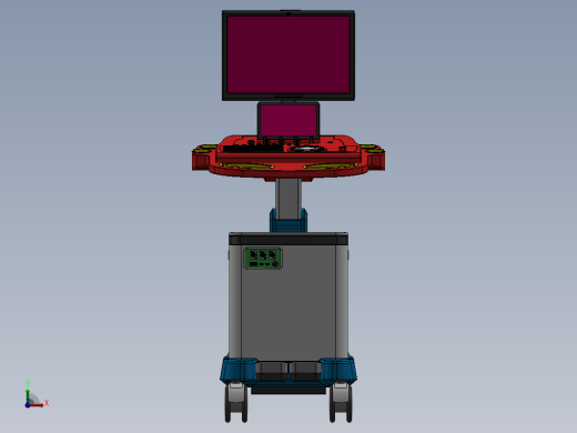 超声波诊疗仪器模型缩略图