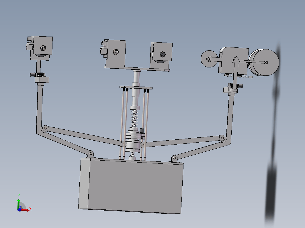 越障高压线除冰机器人三维SW2016带参+CAD+说明书