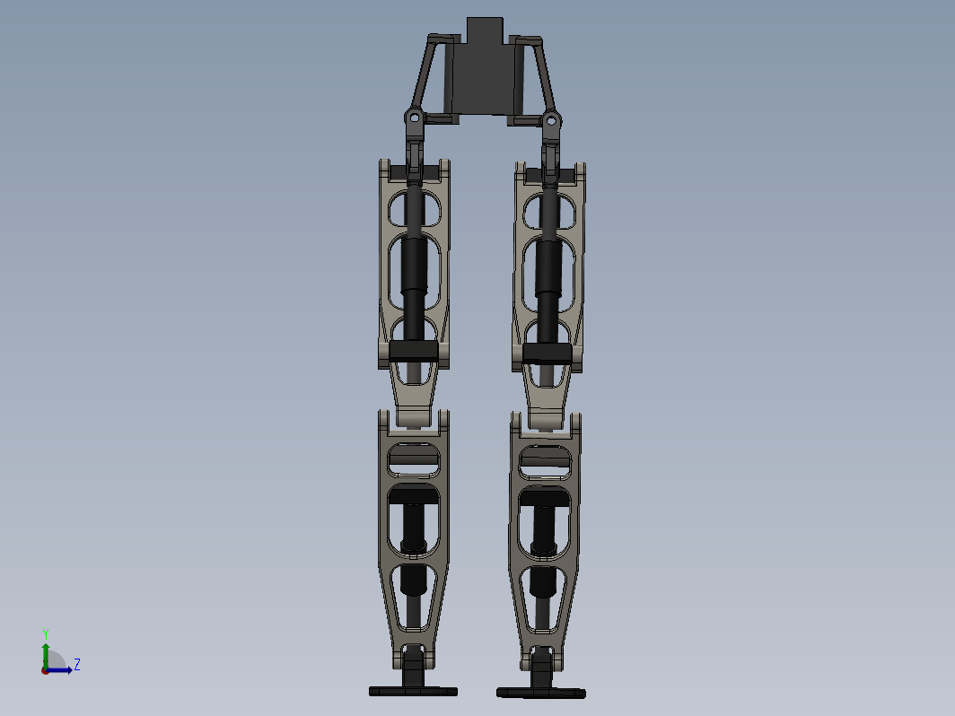 机器人下肢双腿结构