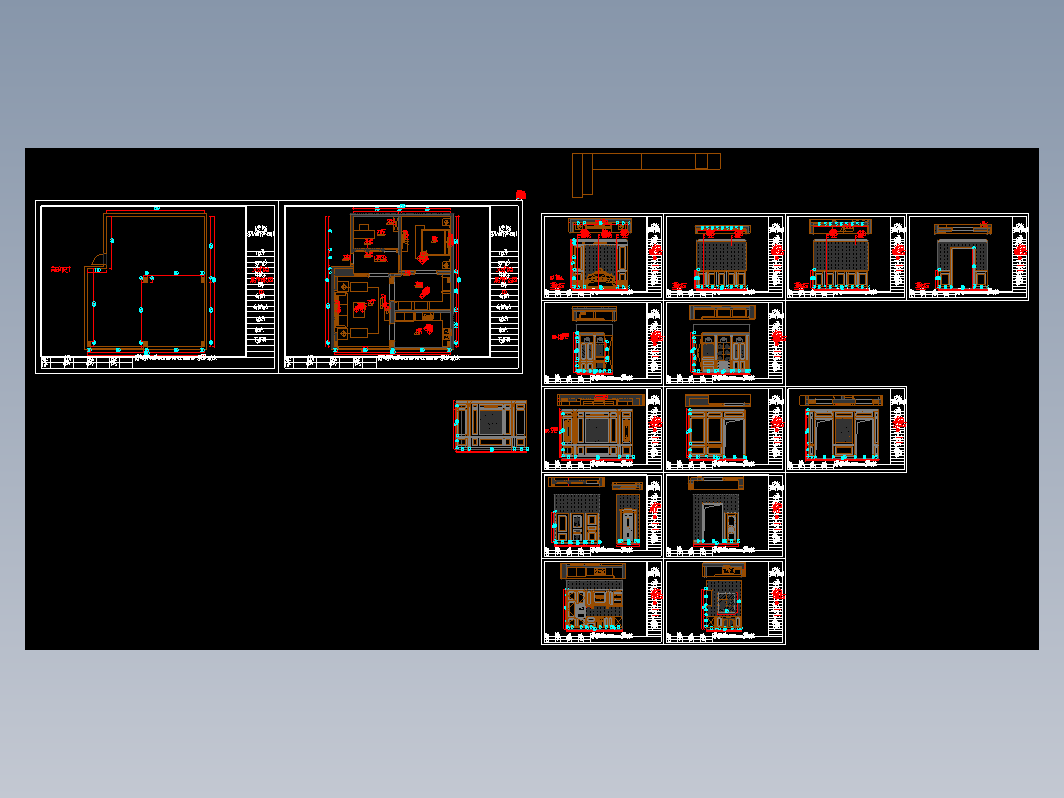 新品整木展厅墙板