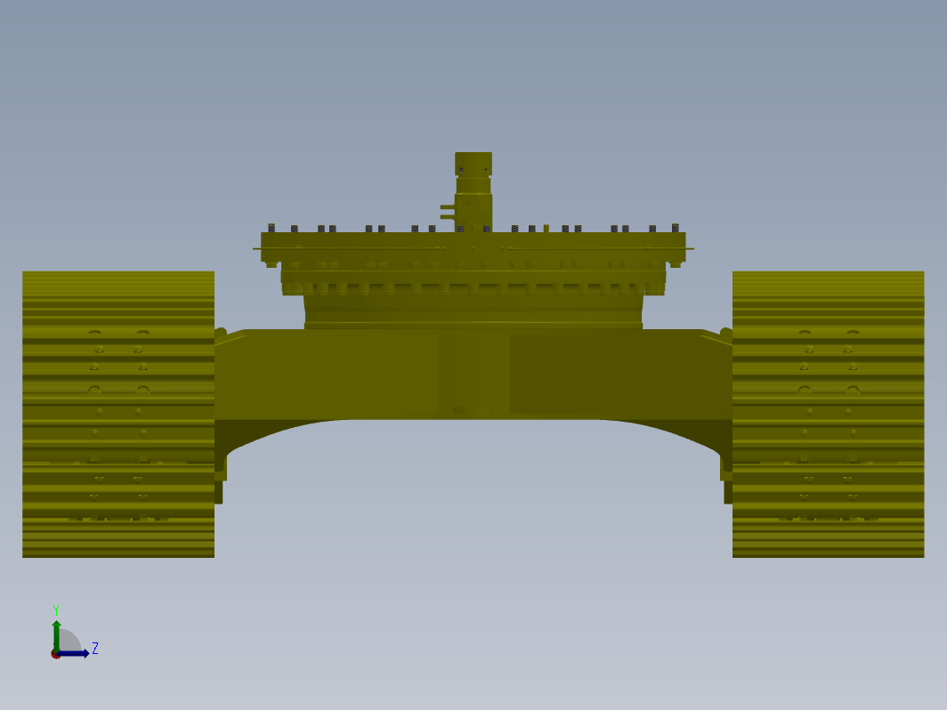 36吨履带挖掘机底盘三维SW2011无参