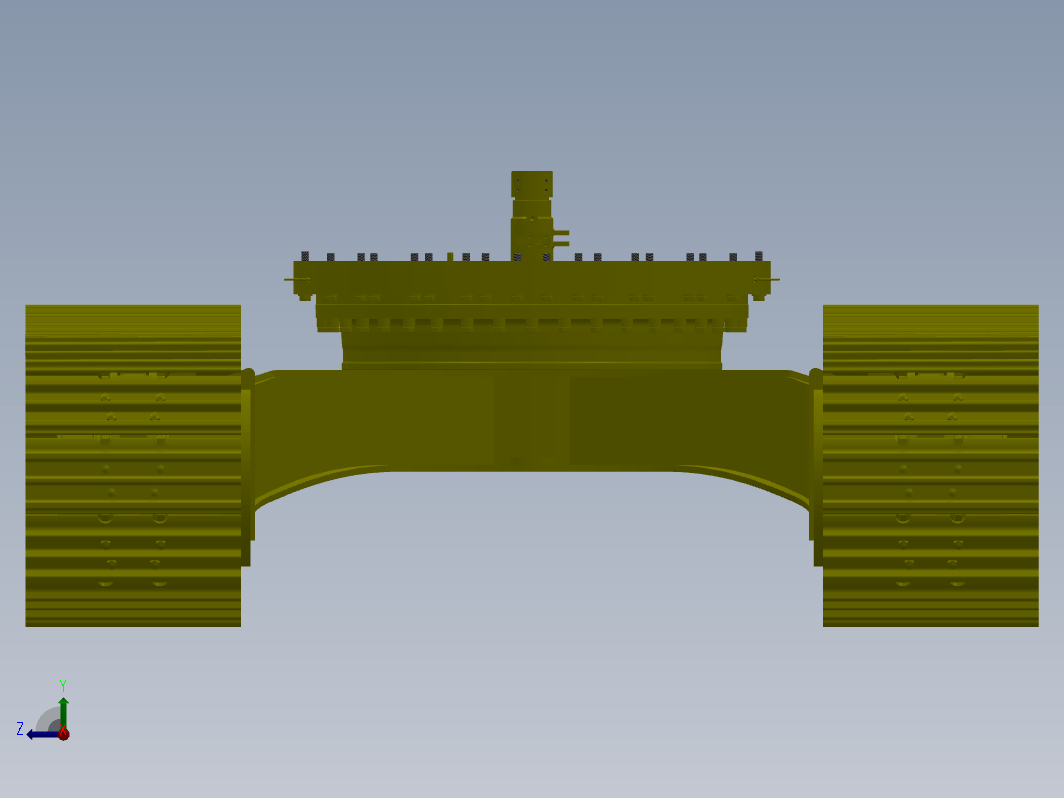 36吨履带挖掘机底盘三维SW2011无参