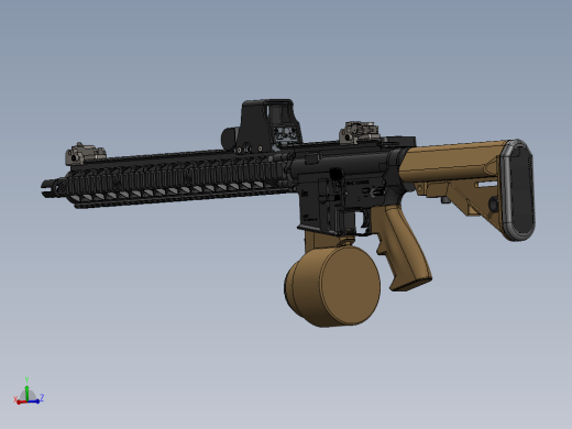 DrumMag MK18步枪